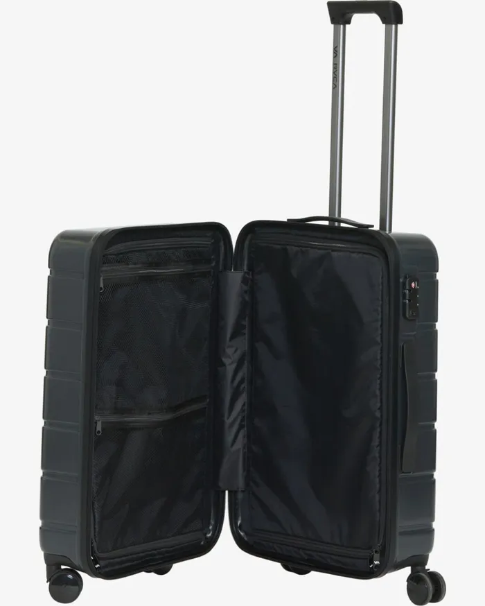 RVCA Backpacks Luggage RVCA VA Medium Roller Hardcase Suitcase Black 8211 Men