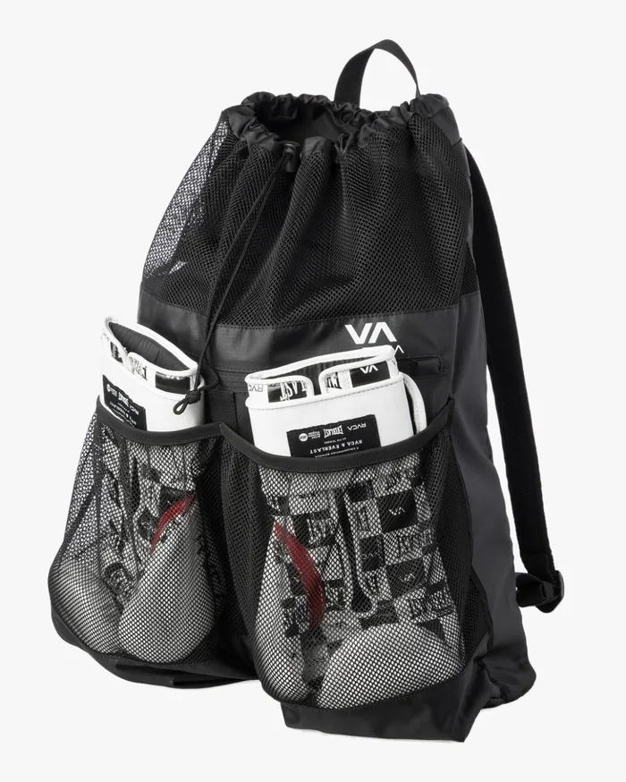 RVCA Backpacks Luggage VA Boxing Backpack Black 8211 MenWomenBoys