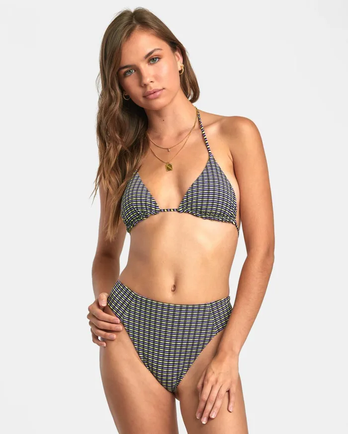 RVCA Bikini Bottoms Recall High Rise Cheeky Bikini Bottoms Daiquiri Green 8211 Women RVCA Bikini Bottoms Recall High Rise Cheeky Bikini Bottoms Daiquiri Green 8211 Women