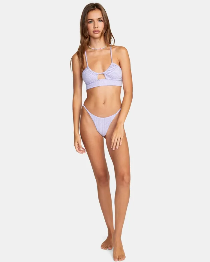 RVCA Bikini Bottoms Stardust French Bikini Bottoms Violet 8211 Women