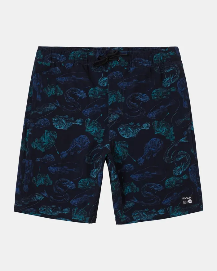 RVCA Boardshorts Boy039s VA Elastic Waist Boardshorts 16034 Dark Blue 8211 Boys RVCA Boardshorts Boy039s VA Elastic Waist Boardshorts 16034 Dark Blue 8211 Boys