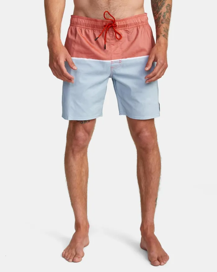 RVCA Boardshorts County Elastic Waist Boardshorts 17034 Warm Red 8211 Men