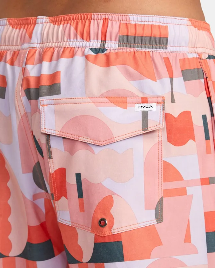 RVCA Boardshorts Jesse Brown 17034 Elastic Waist Boardshorts Fiesta 8211 Men RVCA Boardshorts Jesse Brown 17034 Elastic Waist Boardshorts Fiesta 8211 Men