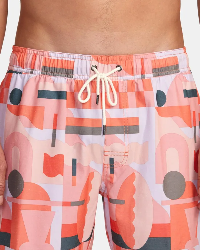RVCA Boardshorts Jesse Brown 17034 Elastic Waist Boardshorts Fiesta 8211 Men RVCA Boardshorts Jesse Brown 17034 Elastic Waist Boardshorts Fiesta 8211 Men