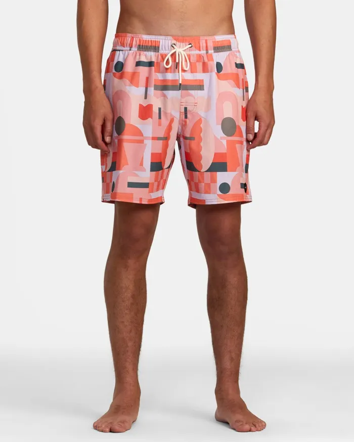RVCA Boardshorts Jesse Brown 17034 Elastic Waist Boardshorts Fiesta 8211 Men RVCA Boardshorts Jesse Brown 17034 Elastic Waist Boardshorts Fiesta 8211 Men