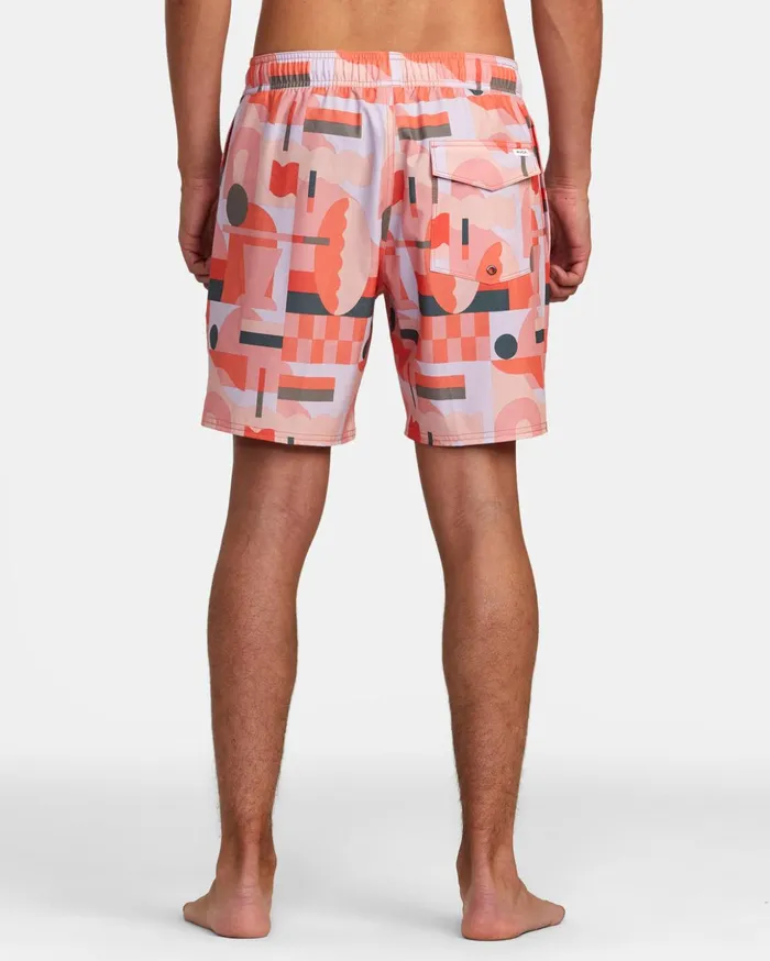 RVCA Boardshorts Jesse Brown 17034 Elastic Waist Boardshorts Fiesta 8211 Men RVCA Boardshorts Jesse Brown 17034 Elastic Waist Boardshorts Fiesta 8211 Men