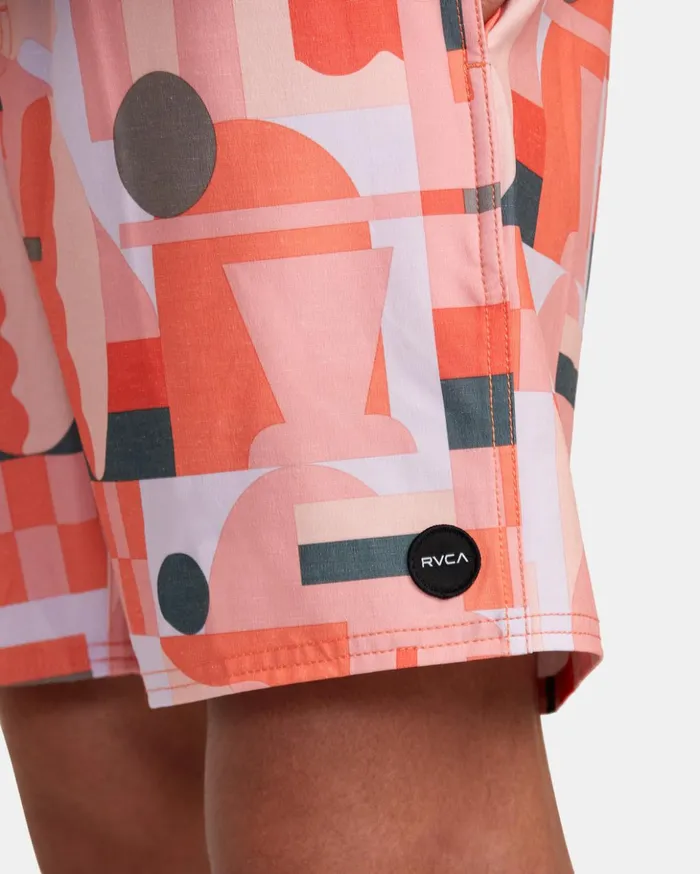 RVCA Boardshorts Jesse Brown 17034 Elastic Waist Boardshorts Fiesta 8211 Men RVCA Boardshorts Jesse Brown 17034 Elastic Waist Boardshorts Fiesta 8211 Men