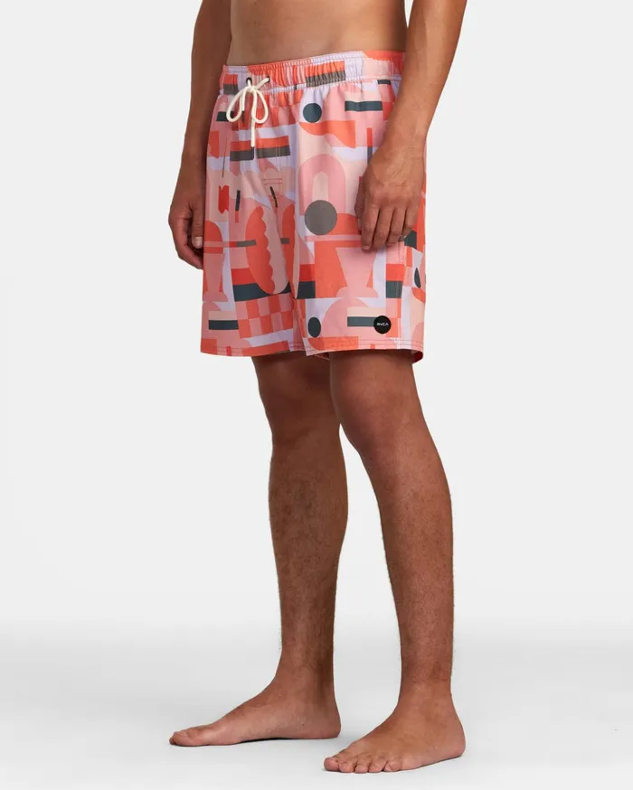 RVCA Boardshorts Jesse Brown 17034 Elastic Waist Boardshorts Fiesta 8211 Men RVCA Boardshorts Jesse Brown 17034 Elastic Waist Boardshorts Fiesta 8211 Men