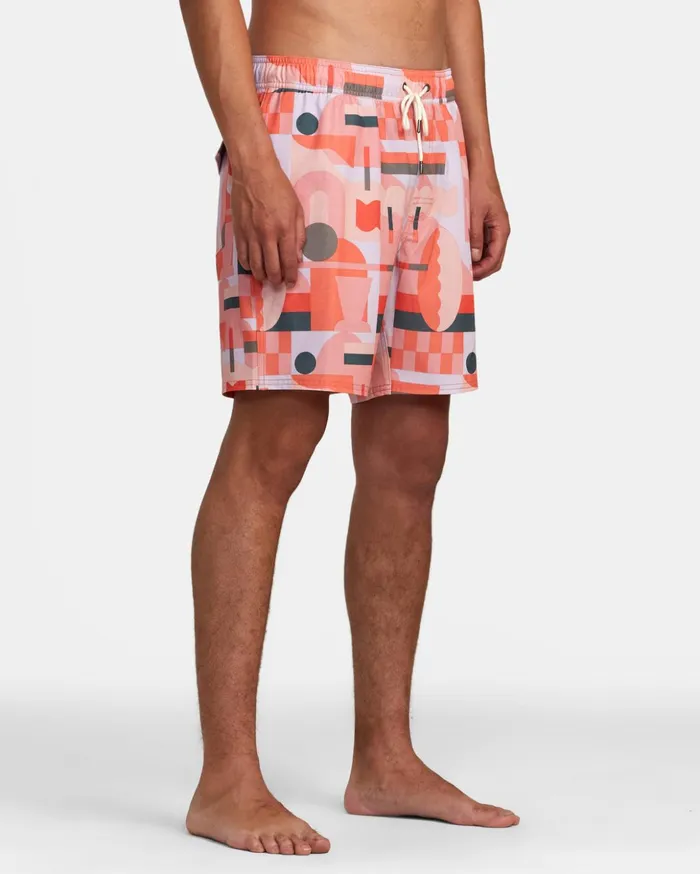 RVCA Boardshorts Jesse Brown 17034 Elastic Waist Boardshorts Fiesta 8211 Men RVCA Boardshorts Jesse Brown 17034 Elastic Waist Boardshorts Fiesta 8211 Men