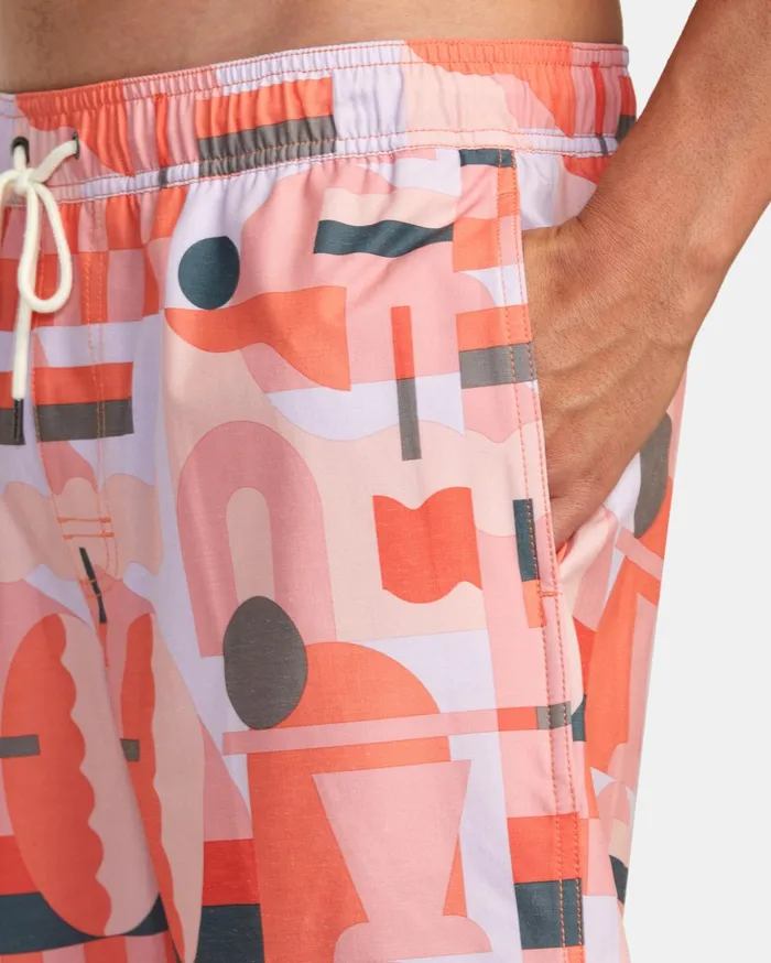 RVCA Boardshorts Jesse Brown 17034 Elastic Waist Boardshorts Fiesta 8211 Men RVCA Boardshorts Jesse Brown 17034 Elastic Waist Boardshorts Fiesta 8211 Men