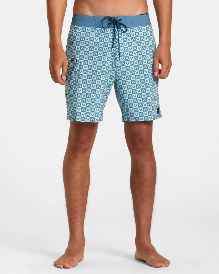 RVCA Boardshorts Restless Boardshorts 17034 Blue 8211 Men