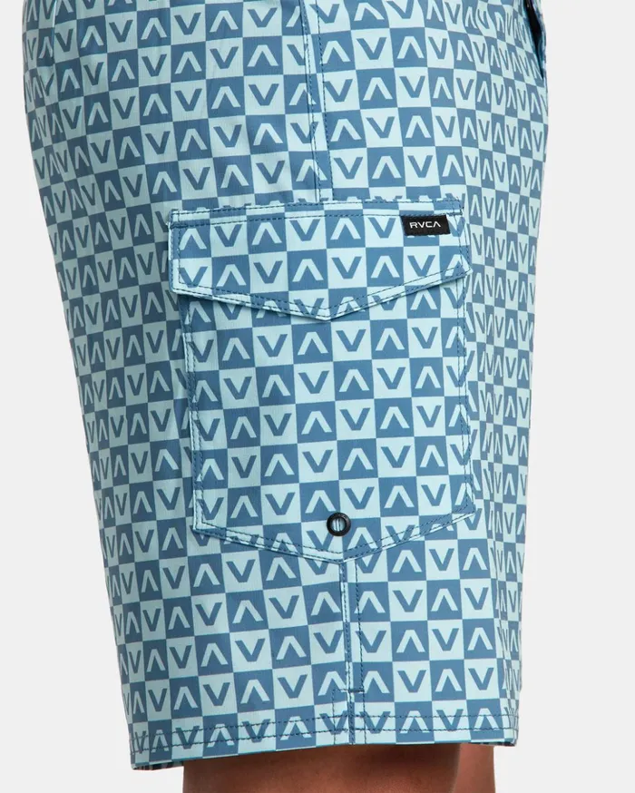 RVCA Boardshorts Restless Boardshorts 17034 Blue 8211 Men