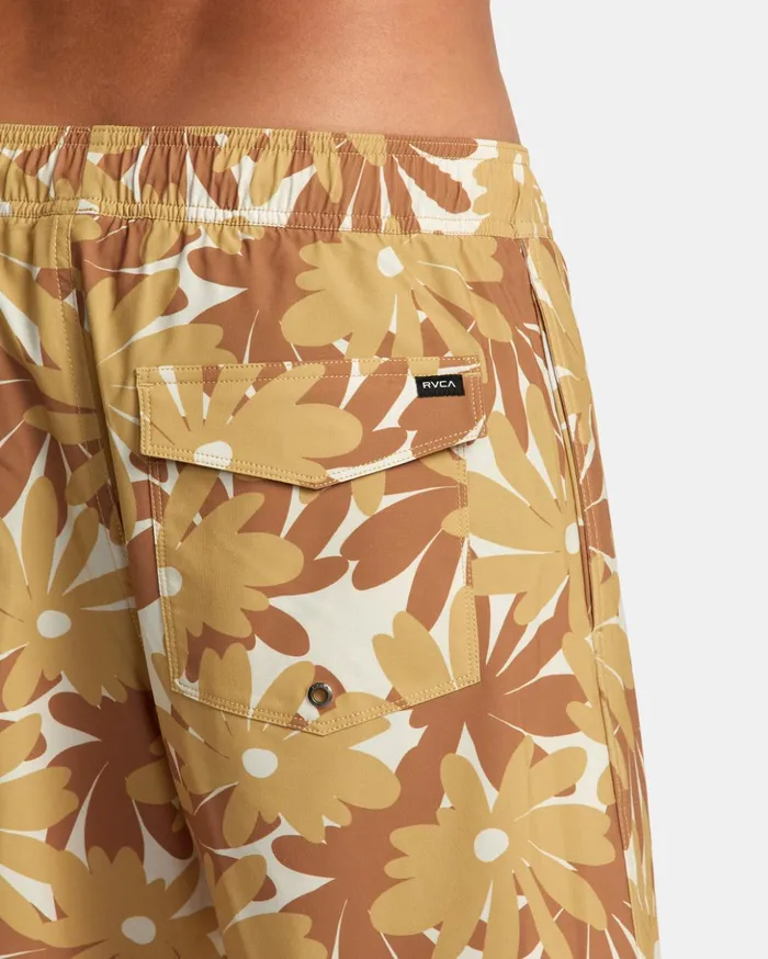 RVCA Boardshorts VA Pigment Elastic Waist Boardshorts 17034 Khaki 8211 Men