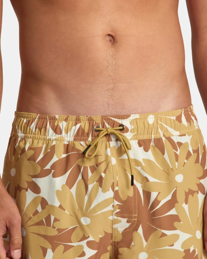 RVCA Boardshorts VA Pigment Elastic Waist Boardshorts 17034 Khaki 8211 Men
