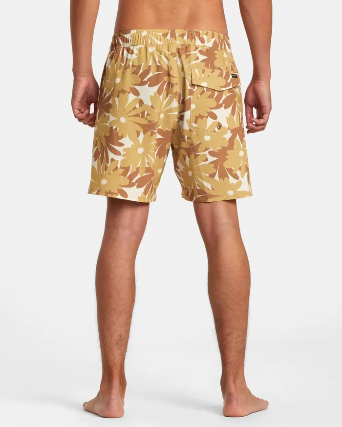 RVCA Boardshorts VA Pigment Elastic Waist Boardshorts 17034 Khaki 8211 Men