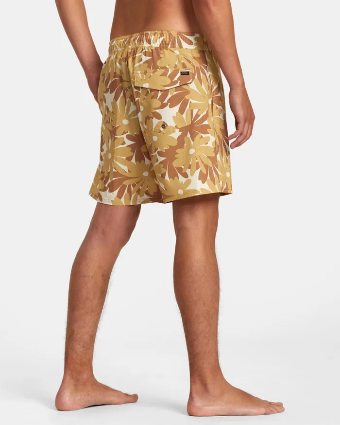 RVCA Boardshorts VA Pigment Elastic Waist Boardshorts 17034 Khaki 8211 Men