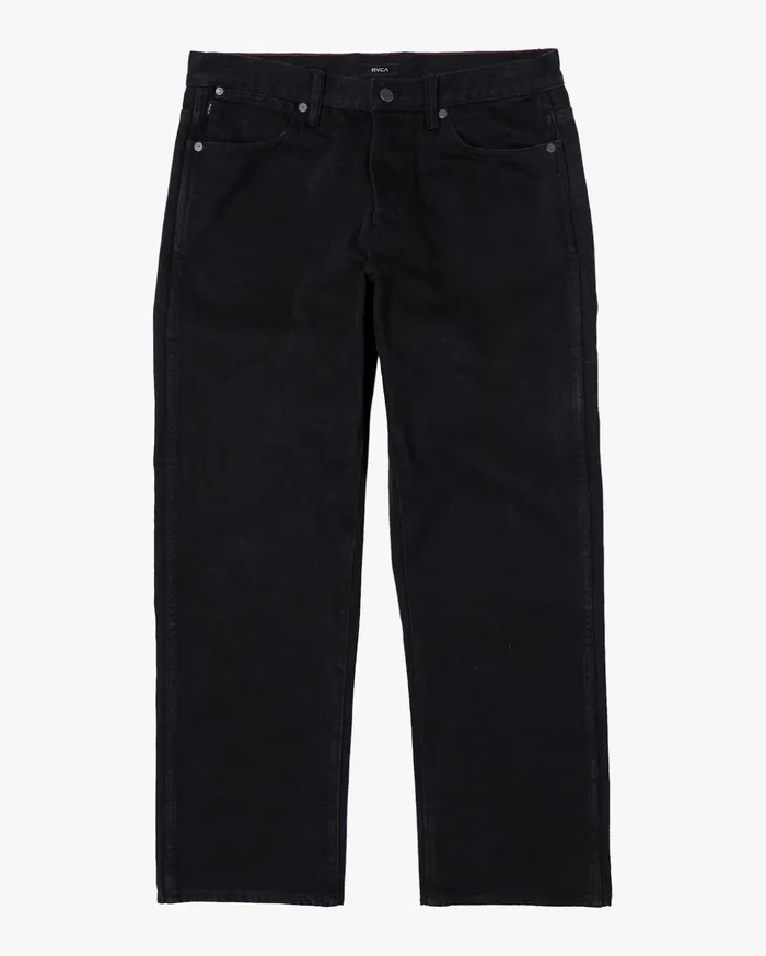 RVCA Denim Americana Relaxed Fit Denim Jeans Black Rinse 8211 Men