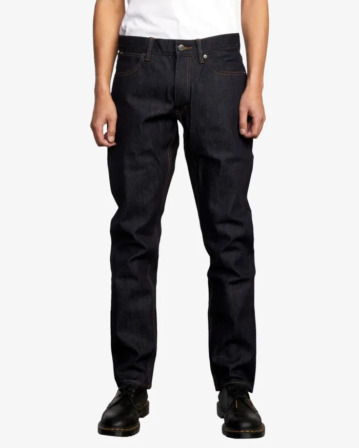 RVCA Denim Daggers Denim Jeans Dark Indigo 8211 Men