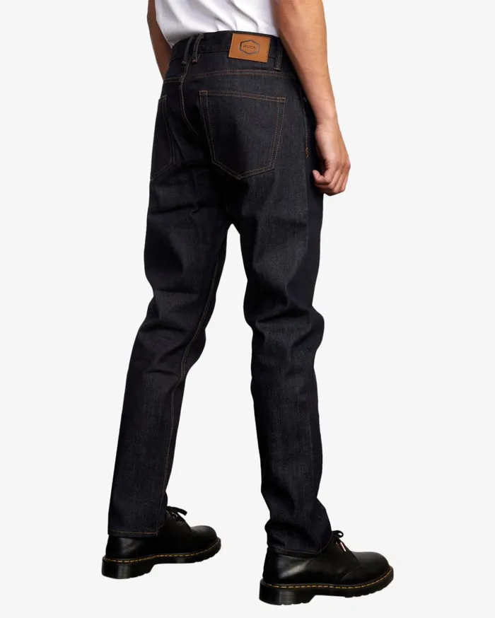 RVCA Denim Daggers Denim Jeans Dark Indigo 8211 Men