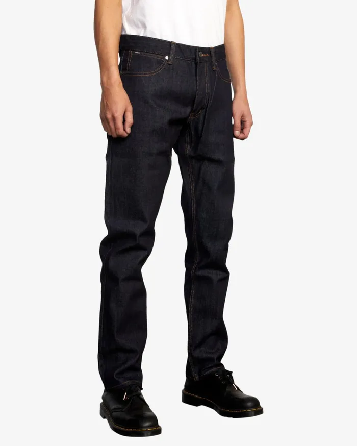 RVCA Denim Daggers Denim Jeans Dark Indigo 8211 Men