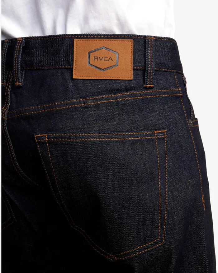 RVCA Denim Daggers Denim Jeans Dark Indigo 8211 Men