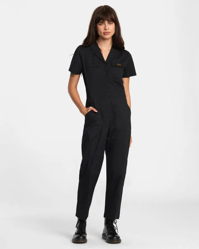 RVCA Dresses Rompers Recession Collection Jumpsuit Rvca Black 8211 Women