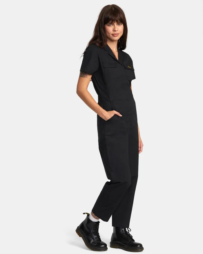 RVCA Dresses Rompers Recession Collection Jumpsuit Rvca Black 8211 Women