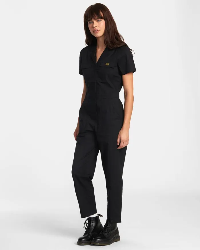 RVCA Dresses Rompers Recession Collection Jumpsuit Rvca Black 8211 Women