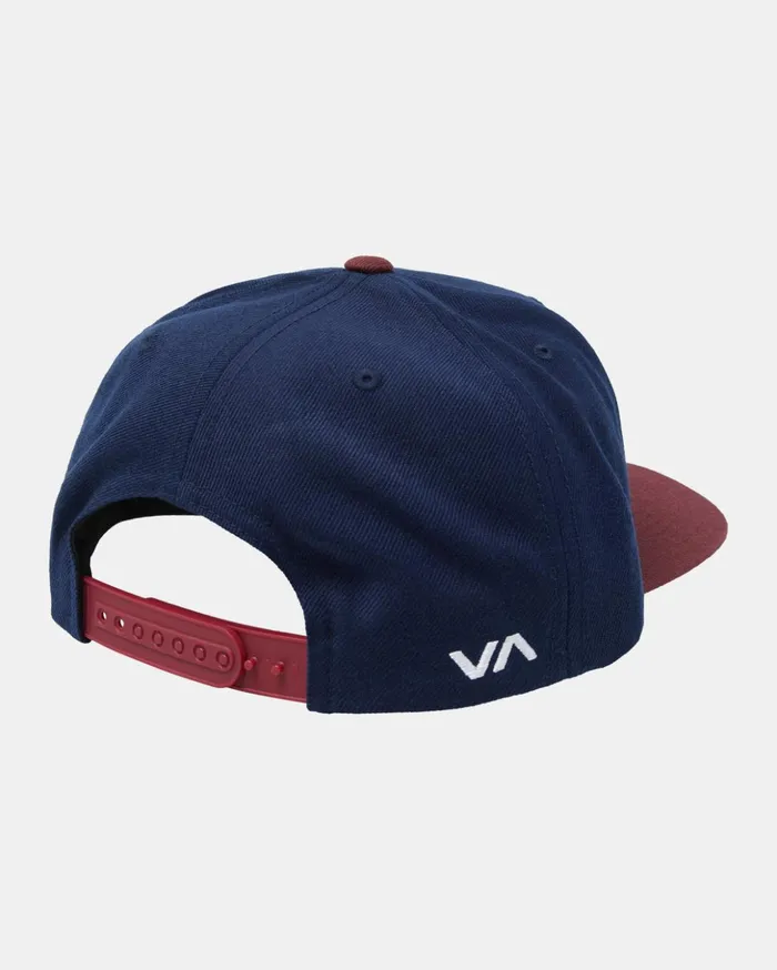 RVCA Hats Beanies RVCA Twill Snapback II Hat Navy 8211 Men