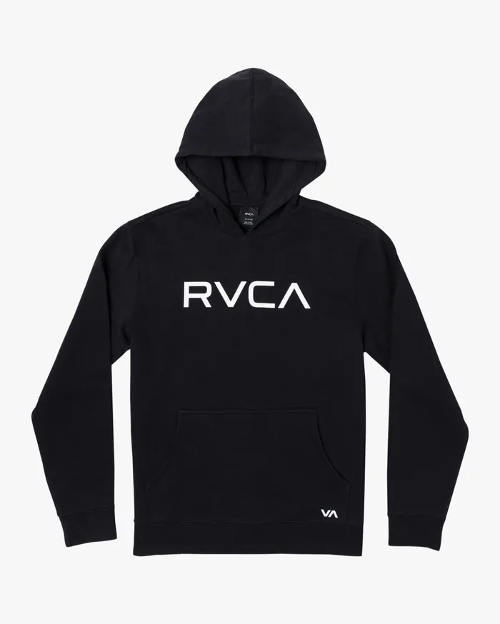 RVCA Hoodies Fleece Boy039s Big RVCA Hoodie Black 8211 Boys