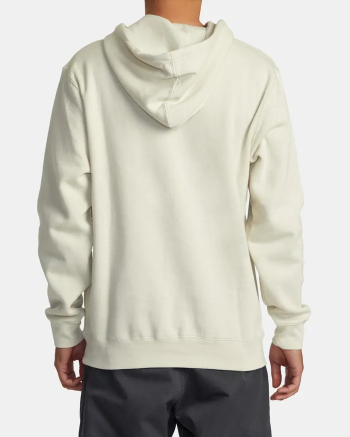 RVCA Hoodies Sweatshirts Big Balance Hoodie Silver Bleach 8211 Men