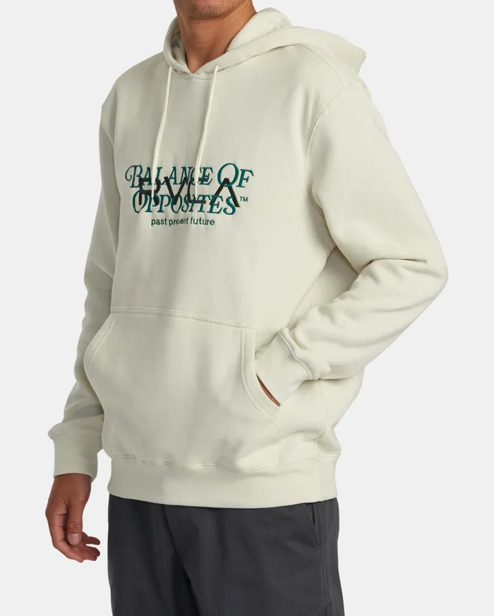 RVCA Hoodies Sweatshirts Big Balance Hoodie Silver Bleach 8211 Men
