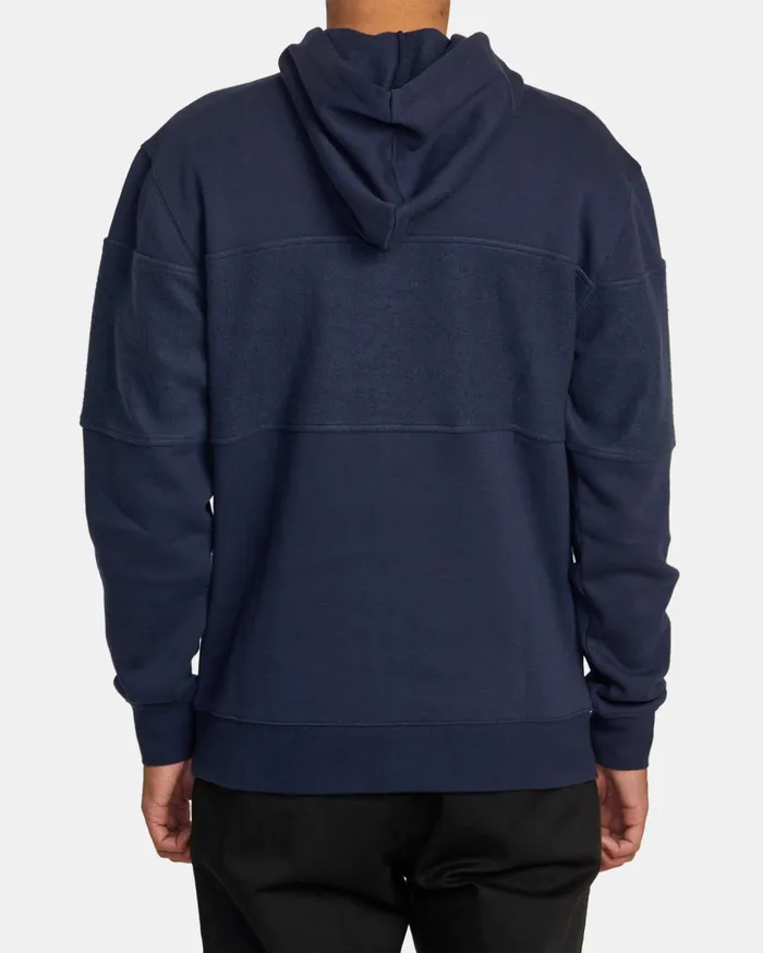 RVCA Hoodies Sweatshirts Elgin Hoodie Moody Blue 8211 Men