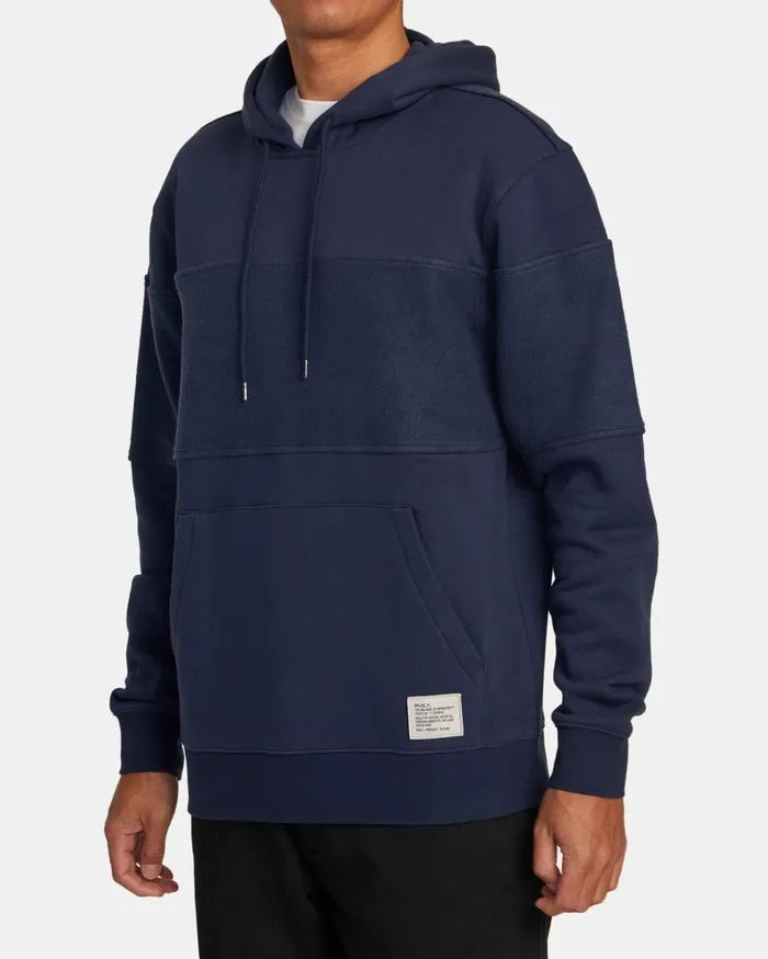 RVCA Hoodies Sweatshirts Elgin Hoodie Moody Blue 8211 Men