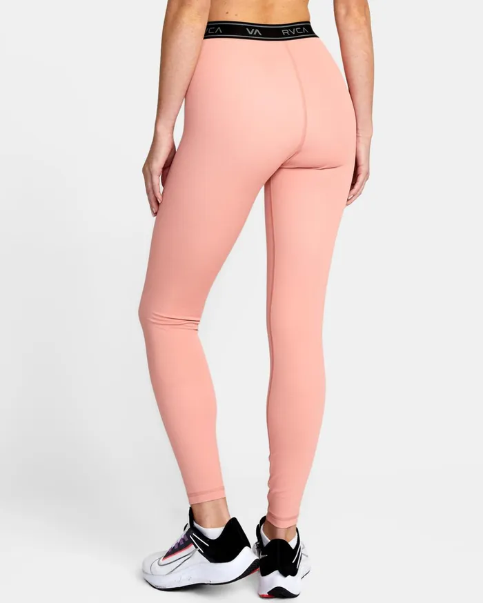 RVCA Pants Base Workout Leggings Rose 8211 Women
