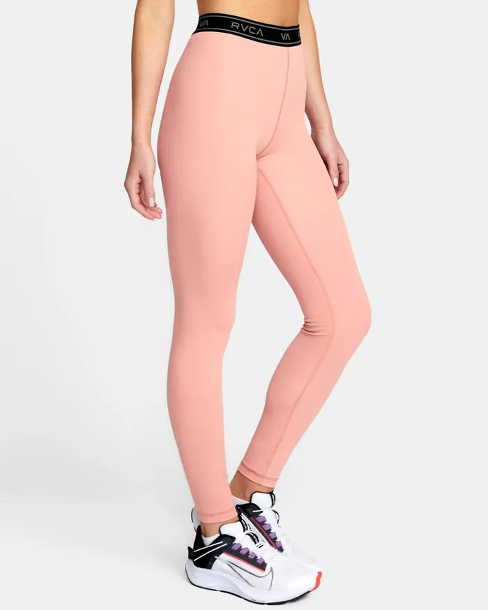 RVCA Pants Base Workout Leggings Rose 8211 Women