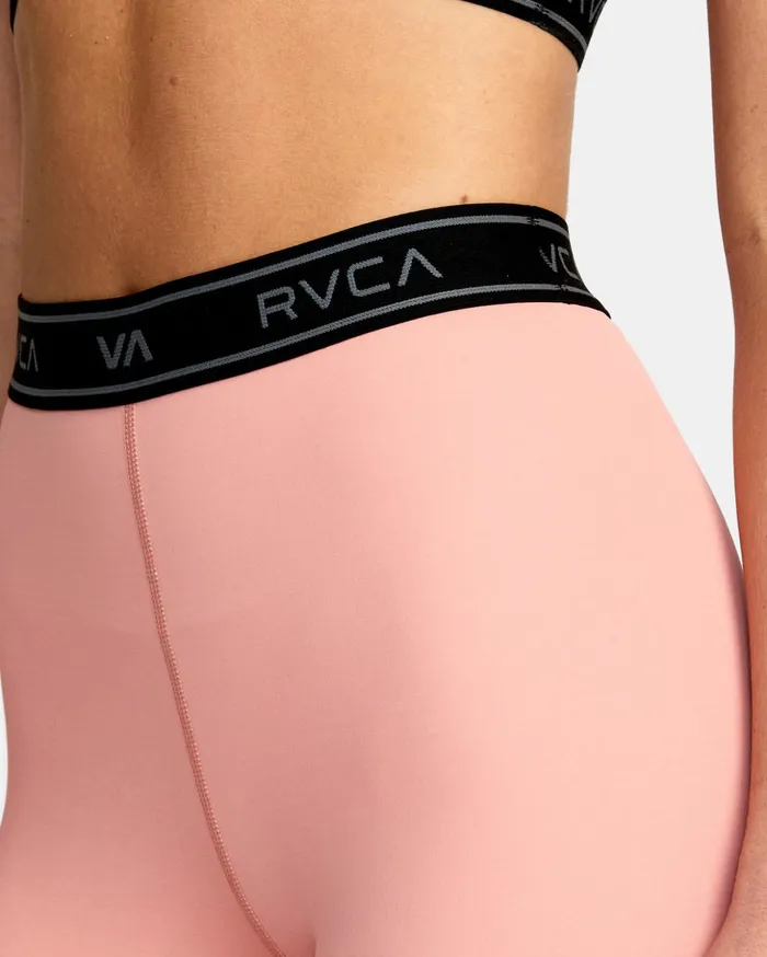 RVCA Pants Base Workout Leggings Rose 8211 Women