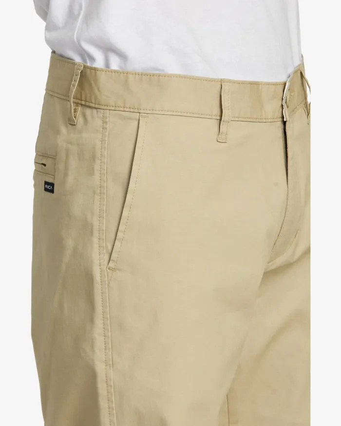 RVCA Pants Daggers Tech Technical Chinos Khaki 8211 Men