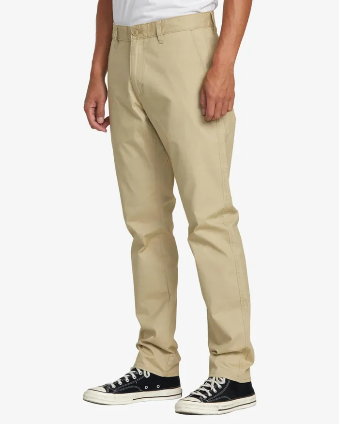 RVCA Pants Daggers Tech Technical Chinos Khaki 8211 Men