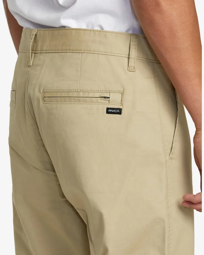 RVCA Pants Daggers Tech Technical Chinos Khaki 8211 Men