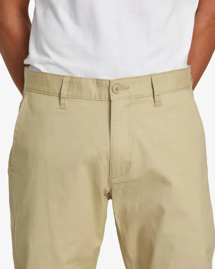 RVCA Pants Daggers Tech Technical Chinos Khaki 8211 Men