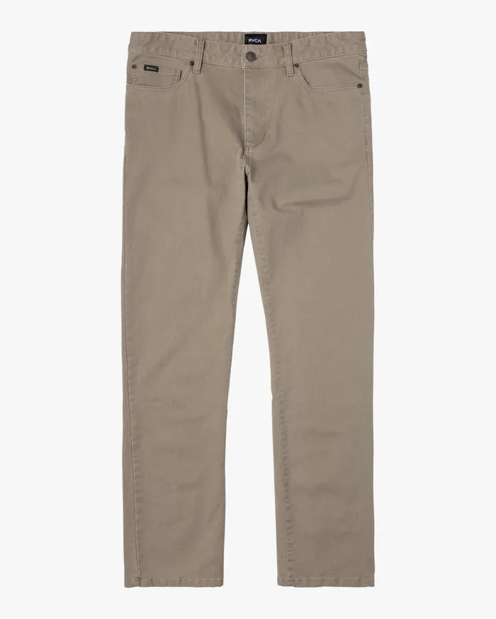 RVCA Pants Daggers Twill Slim Fit Pants Wood 8211 Men