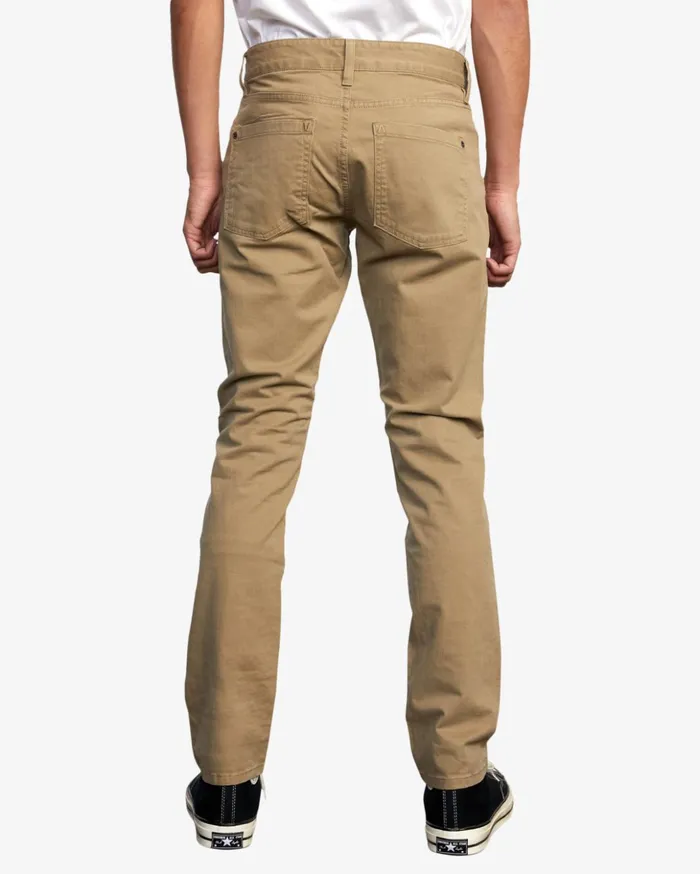 RVCA Pants Daggers Twill Slim Fit Pants Wood 8211 Men