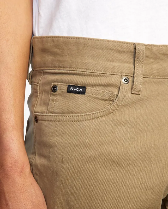 RVCA Pants Daggers Twill Slim Fit Pants Wood 8211 Men