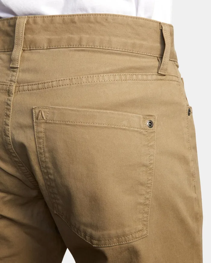 RVCA Pants Daggers Twill Slim Fit Pants Wood 8211 Men