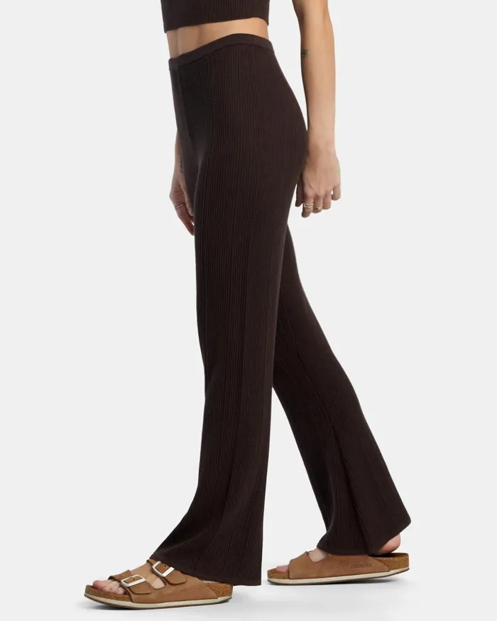 RVCA Pants Swerve Flared Pants Java 8211 Women