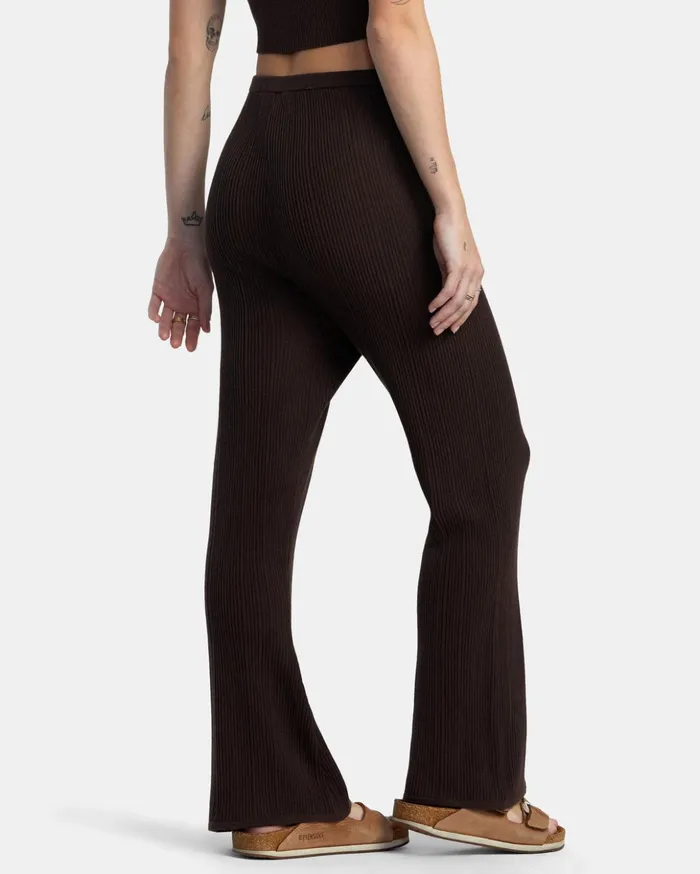 RVCA Pants Swerve Flared Pants Java 8211 Women