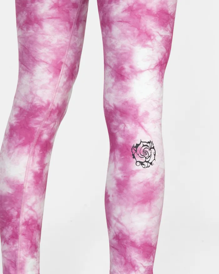 RVCA Pants Thug Rose Essential High Waist Leggings Rose Pink 8211 Women