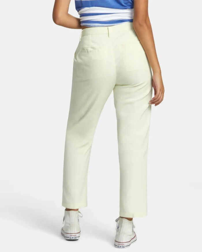 RVCA Pants Weekend Cotton Pants Natural 8211 Women
