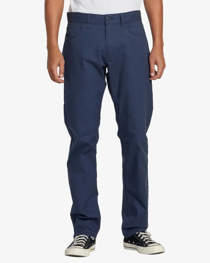 RVCA Pants Weekend Tech Technical Pants Moody Blue 8211 Men